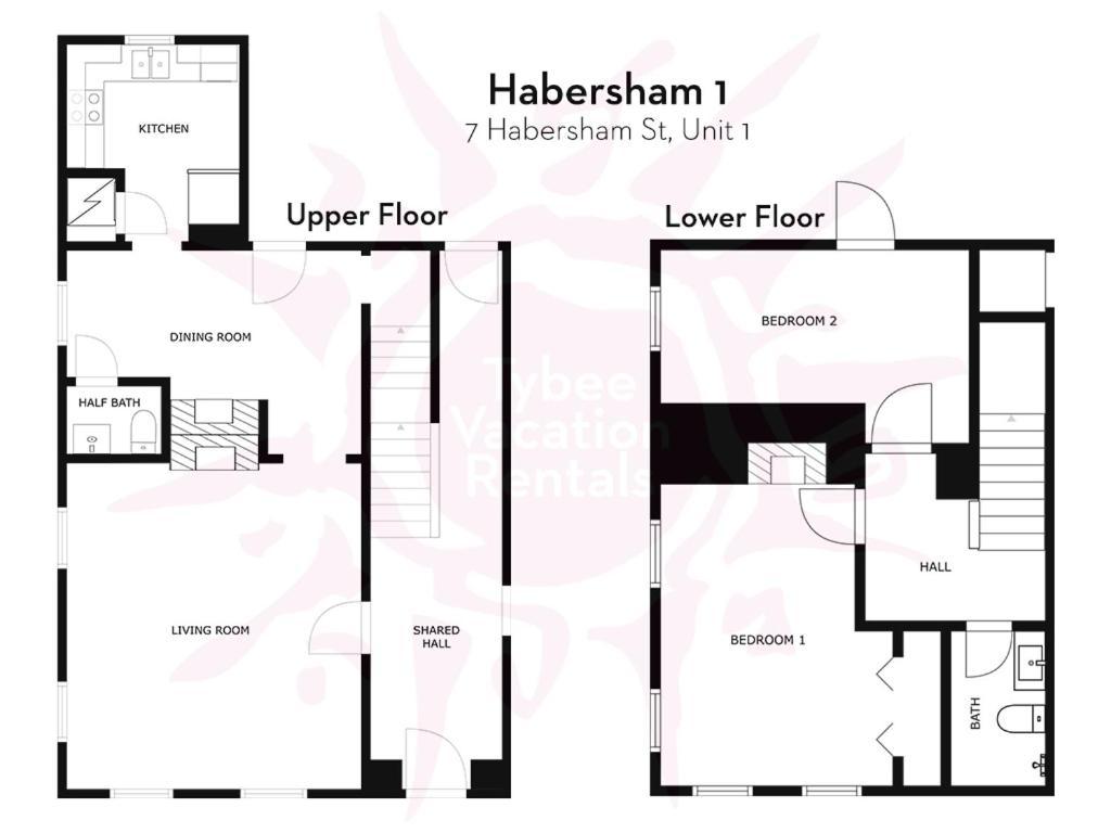 서배너 Habersham 1 아파트 외부 사진
